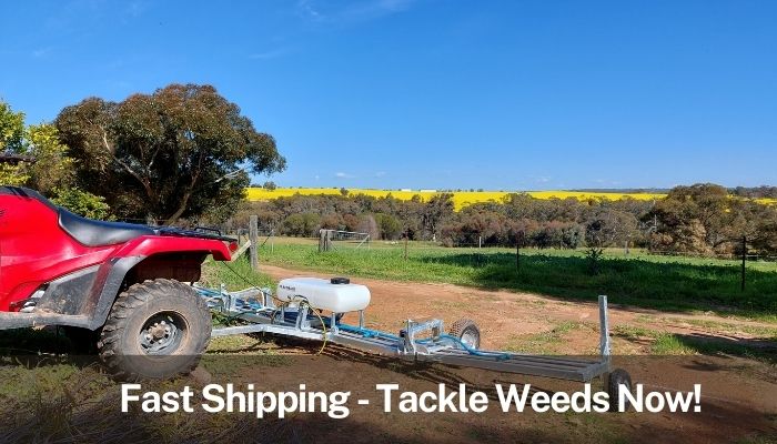 Redback Weedwiper On NZ Farm